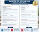 Power of Attorney / Poder Notarial Bilingüe – Plantilla Editable + PDF