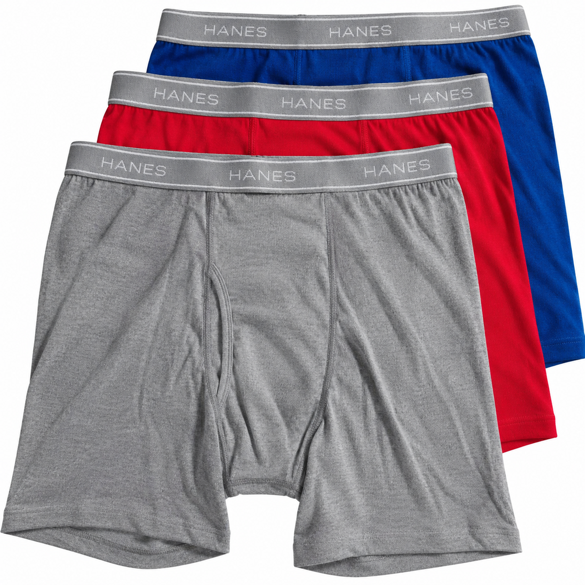 Pack de 3 Boxers Hanes Comfort Flex – 100% Algodón – Talla XL