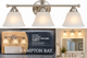 Hampton Bay Ashhurst 3-Light Vanity Light 610-563 – Brushed Nickel