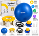 Pelota Kisnbld Yoga Ball with Base – Complete Exercise Kit